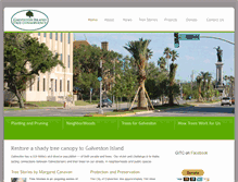 Tablet Screenshot of galvestonislandtreeconservancy.org